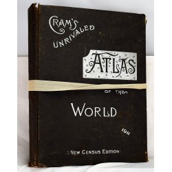Cram's Unrivaled Atlas of the World, New Census Edition
